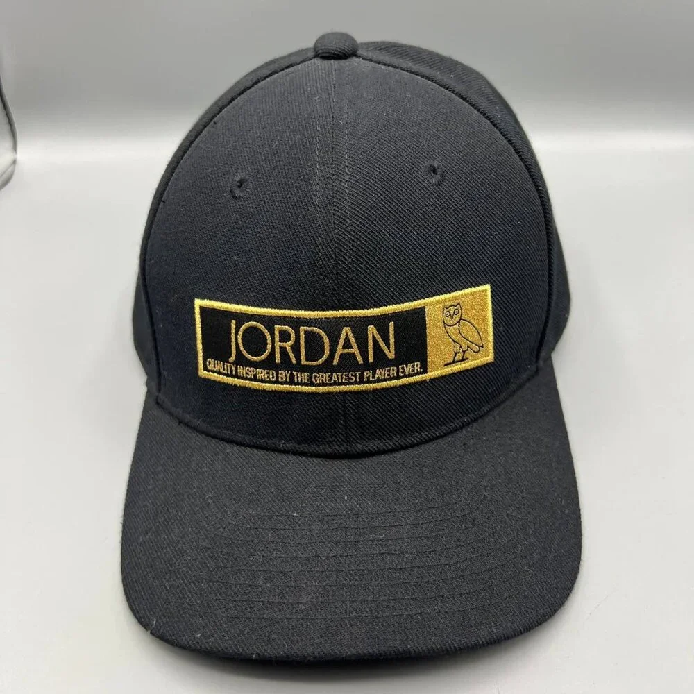 October's Very Own OVO x Air Jordan Hat Men Black‎ Jumpman Strap Back Cap
